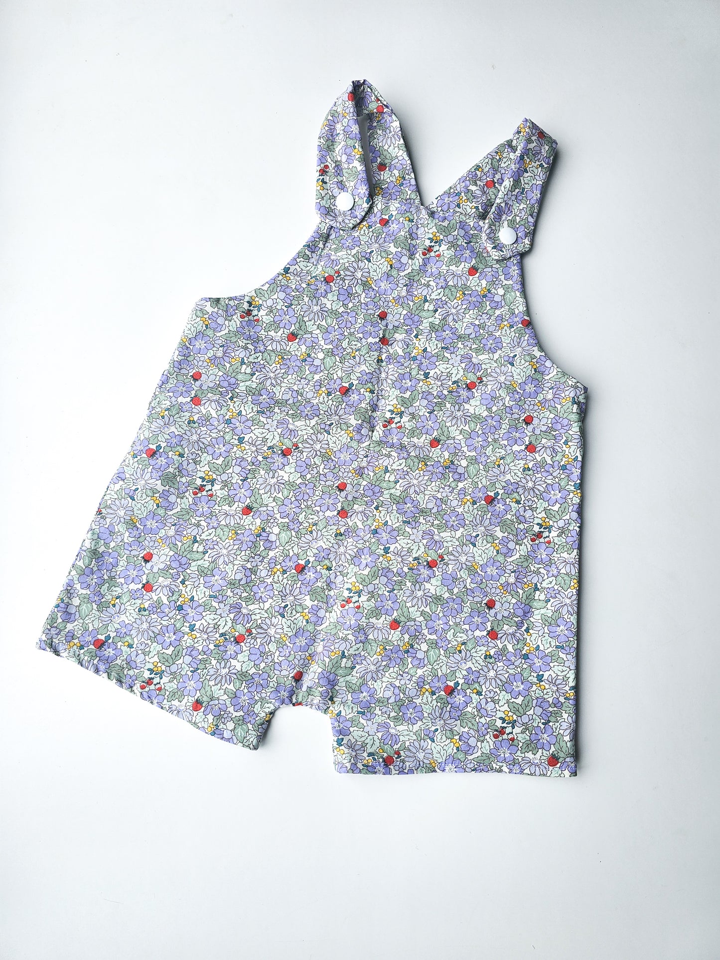 Floral Dungarees 3-6m