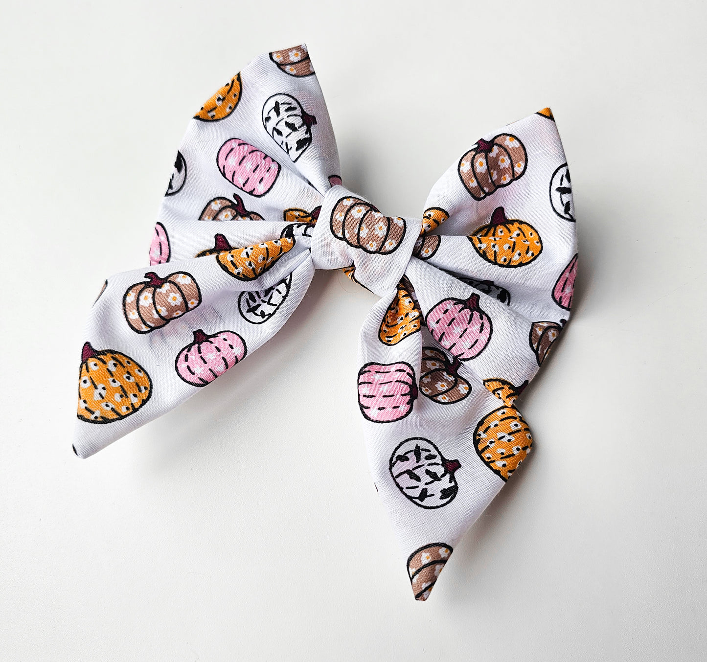 Pumpkin Rose Sailor Bow