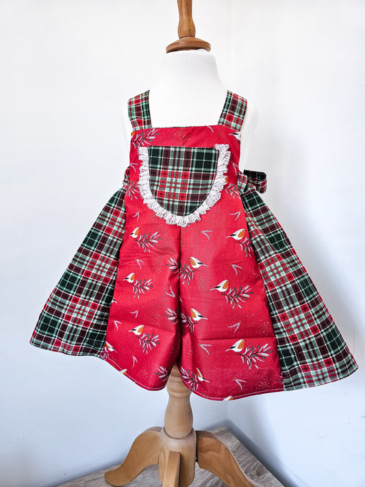 Green Tartan Lola Playsuit