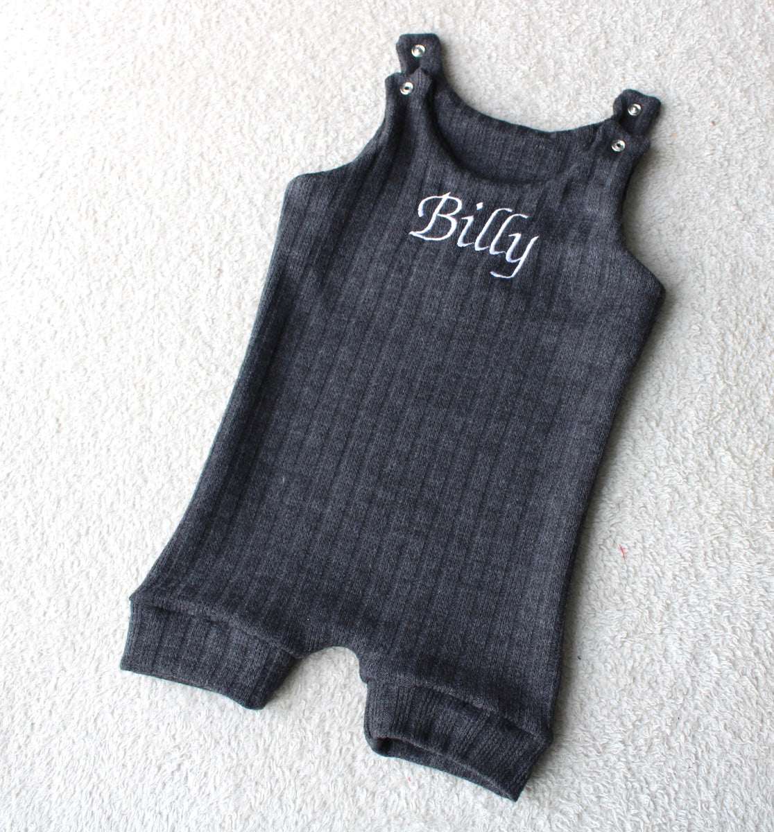 Chunky Ribbed Short Romper