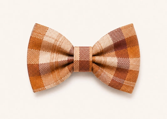 Maple Check Small Bow