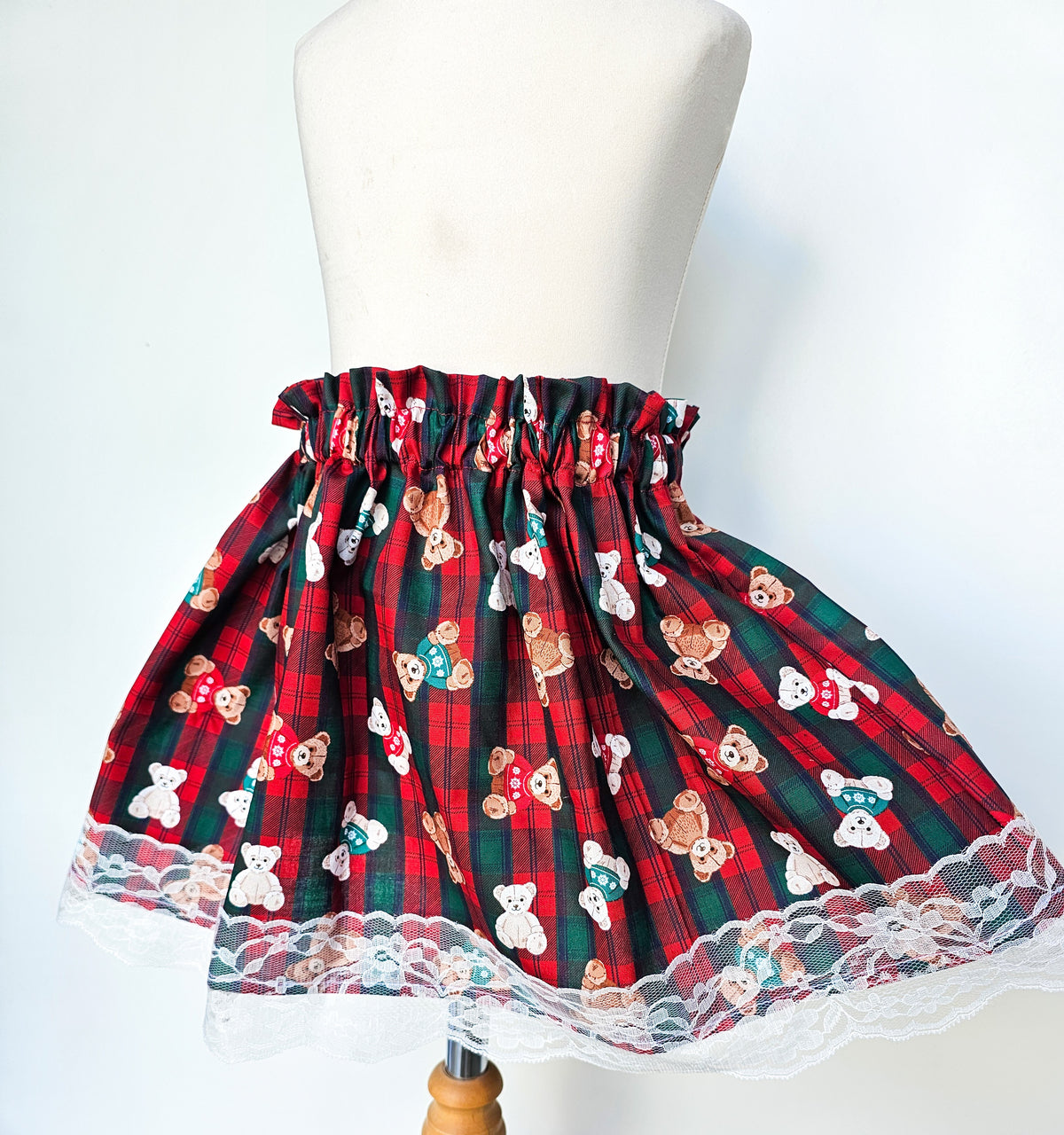 Festive Teddy Skirt