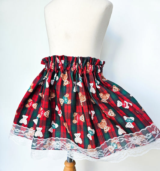 Festive Teddy Skirt