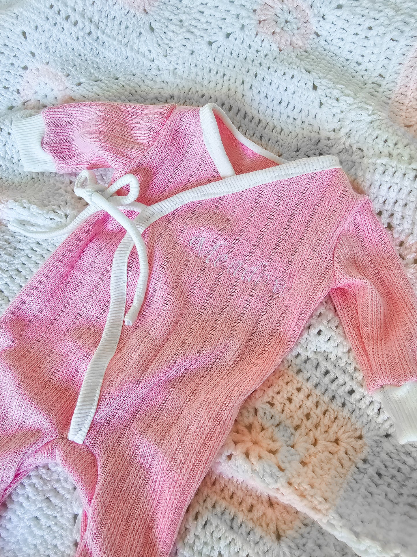 Personalised Wrap Babygrow