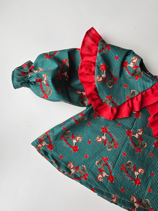 Vintage Christmas Blouse