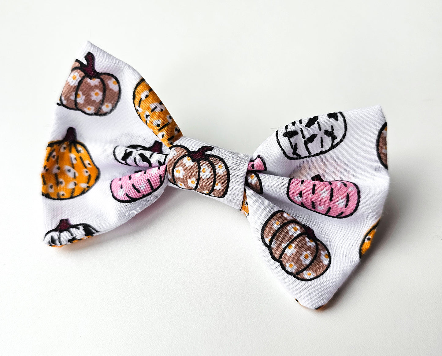 Pumpkin Rose Small Bow