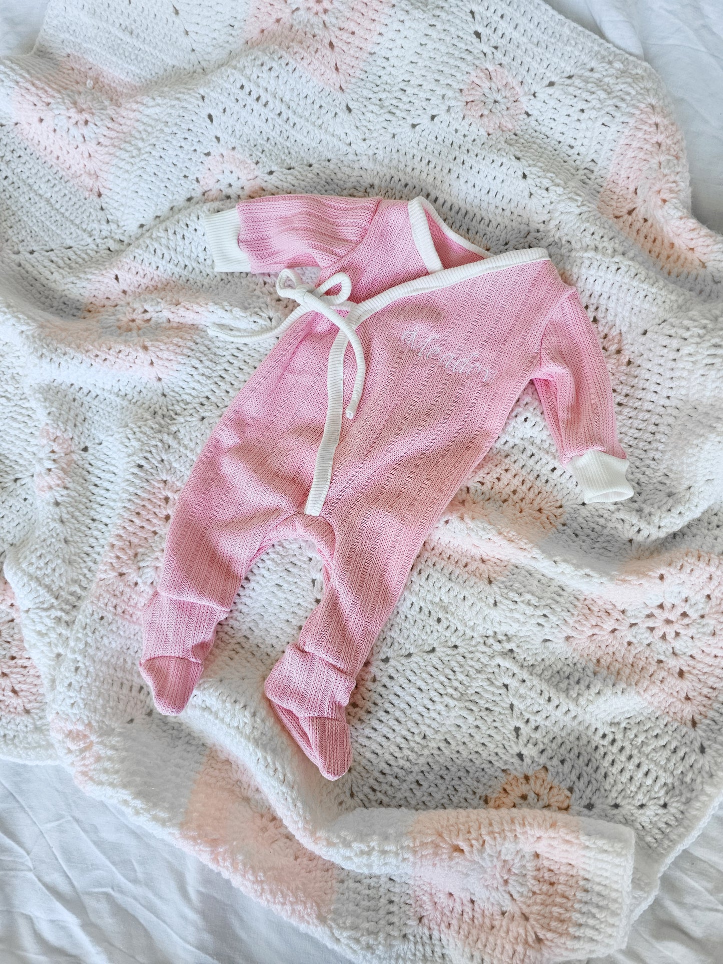 Personalised Wrap Babygrow